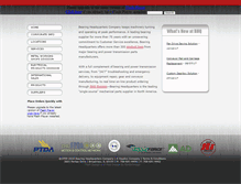 Tablet Screenshot of bearingheadquarters.com